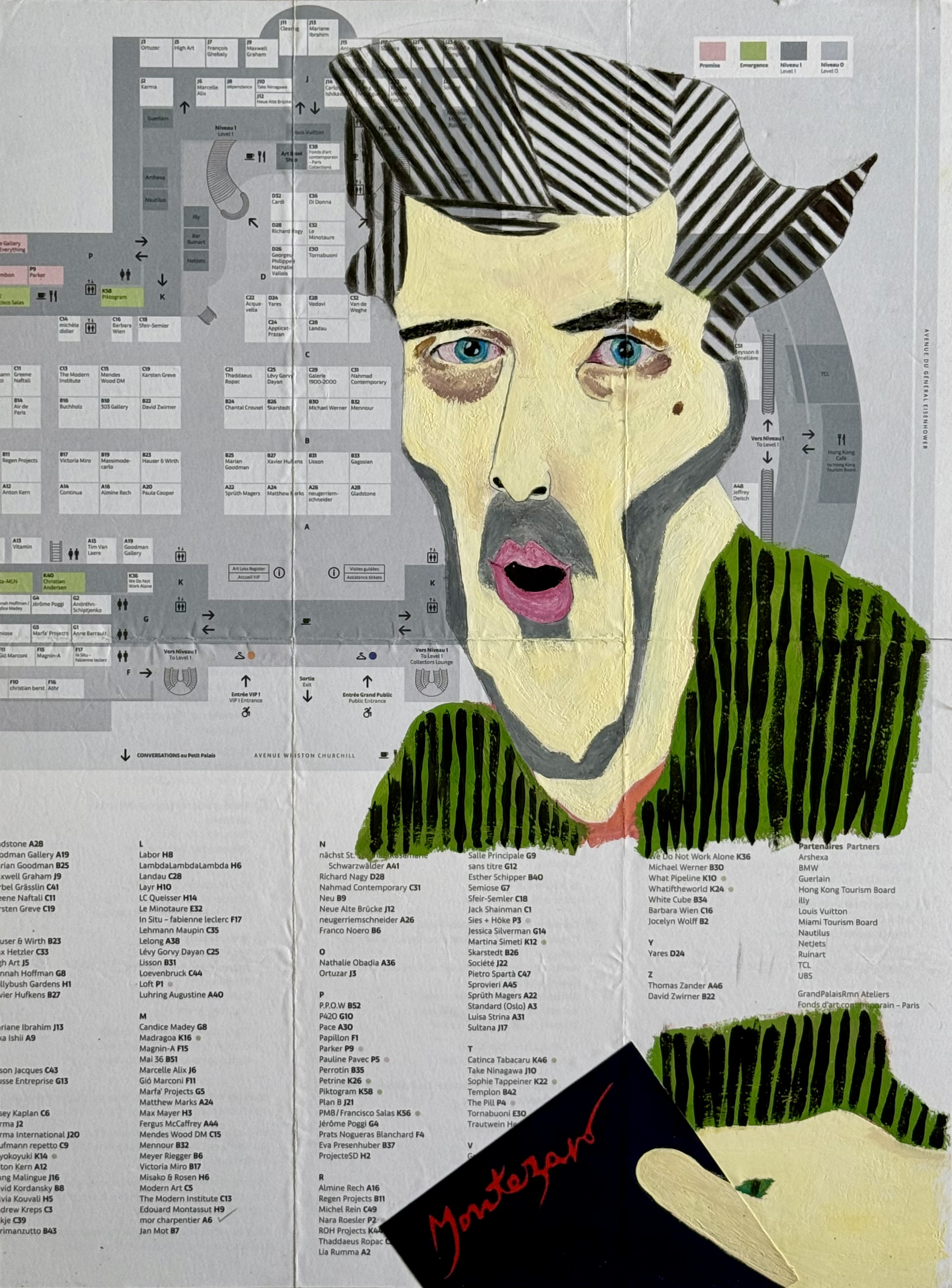 A New Day - Gouache and colored pencil by Piero Montezaro, 2024-25